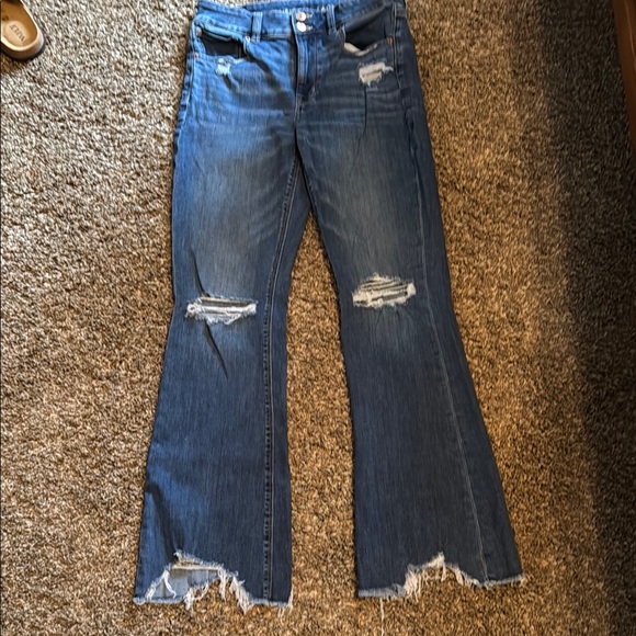 American Eagle Outfitters Denim - American Eagle Outfitters Blue Flare Jeans
